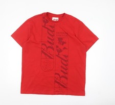Budweiser men red graphic - red,