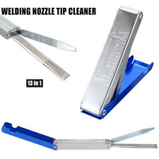 13 in 1 Stainless Steel Welding Torch Nozzle Tip Cleaner Tool Cleaner Set
