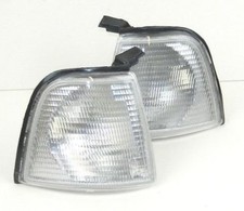 FOR AUDI 80 B3 B4 1986-1996 PAIR FRONT INDICATOR REPEATER LIGHT LENS LAMP CLEAR