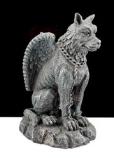 A Lovely Model of a Seated Gargoyle Figure by © 99 WUI