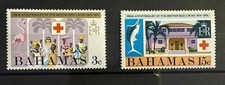 BAHAMAS 1970 SG352-53 CENTENARY OF BRITISH RED CROSS  -  MNH