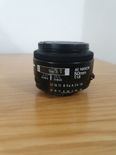Nikon Nikkor AF 50mm f/1.8D Lens .with Front Lens Cap 