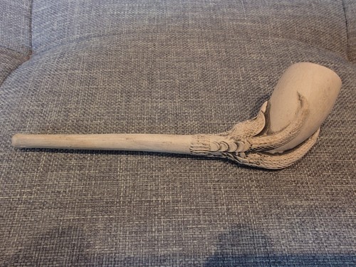 Antique vintage clay pipe - antique,