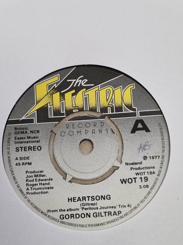 Gordon giltrap heartsong - heartsong, 7"