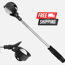 2m Telescopic Pocket Golf Ball Pick-Up Compact Retriever Automatic Lock Scoop