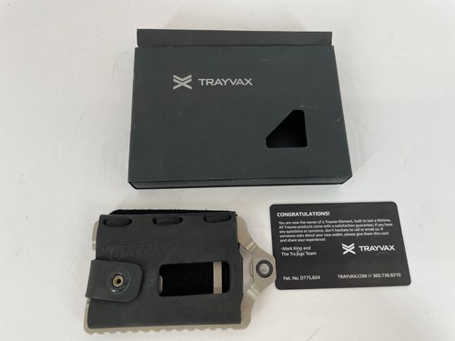 Trayvax element wallet black - element,