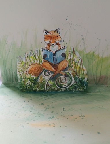 Kay dawson watercolour card - dawson,