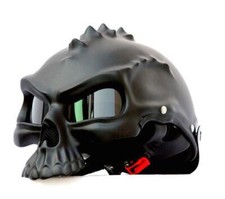 Motorcycle Skull Helmet Street