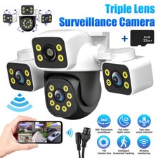 360° Wireless IP Camera WIFI Outdoor CCTV HD PTZ Smart Home Security IR Cam 6MP