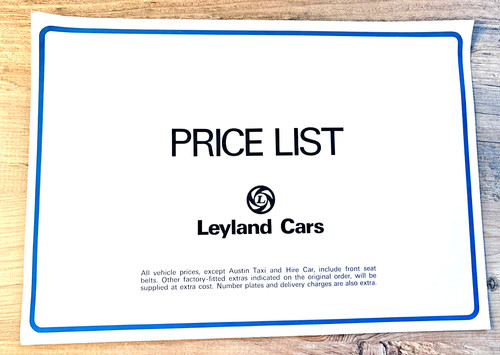 British leyland cars - british,