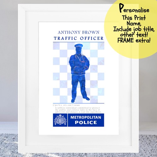 Personalised logo policeman - personalised,
