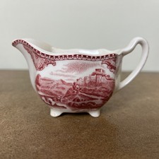 Vintage Johnson Bros ‘Old Britain Castles’ Pink Creamer or Milk Jug