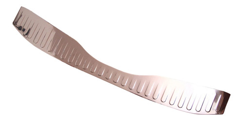 Chrome steel rear bumper - rear,