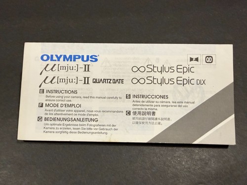Olympus mju zoom stylus - zoom,