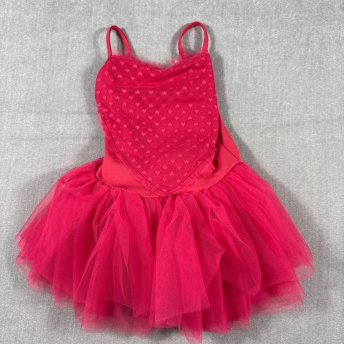 Bloch girls pink heart - heart, mesh