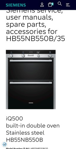 Siemens hb55nb550b iq500 - ,