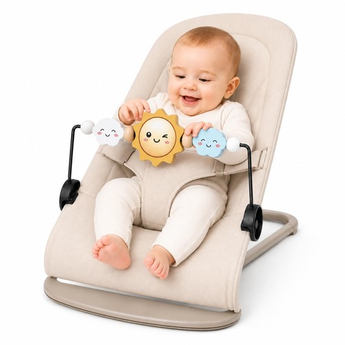Baby bouncer bar wooden with - baby,
