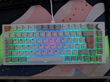 Glorious GMMK PRO 75% TKL Modular Mechanical ISO Keyboard with panda switches
