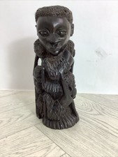 Large Antique/Vintage African Makonde Tree Of Life Statue Carving @HC#AC