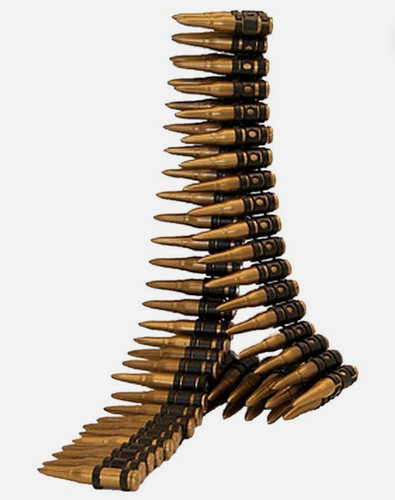 Plastic bullet belt army - army, rambo