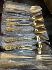 ROMANIAN STYLE 6PCS GOLD SPOON
