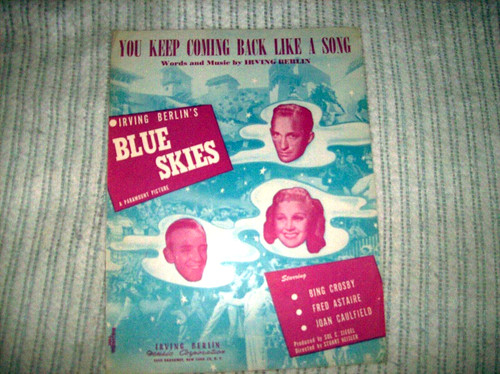 Vintage sheet music irving - vintage, music,