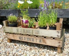 VINTAGE RUSTIC WOOD FARM TRAY