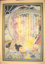 Carousel Fantasia Melanie Taylor Kent Signed Limited Edition Serigraph 1980