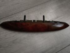 Rover 75 FJV 101370XXX Dark Walnut Trim Fascia Radio Dashboard Finisher damaged