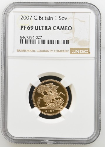 2007 gold proof sovereign - proof, sovereign,