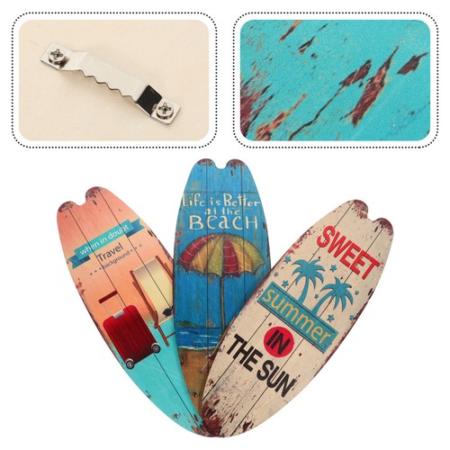 3pcs surfboard wall decor - 3pcs,