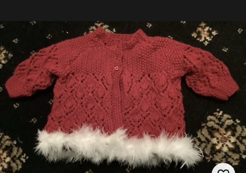 Hand knitted baby cardigan - knitted,