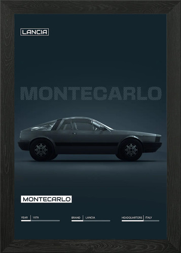 Lancia montecarlo 1979 framed - 1979,