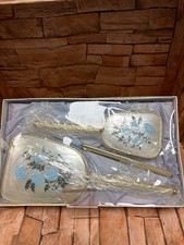 NEW VINTAGE HAND MIRROR/BRUSH