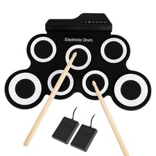 Electronic 7 Pad Drum Kit Mat