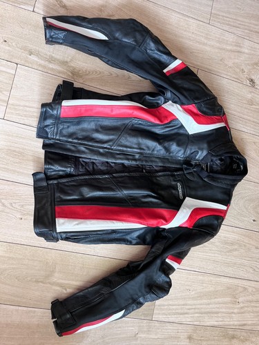 Mens motorcycle leather jacket