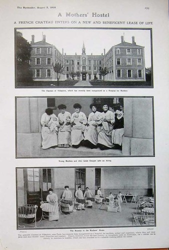 Old antique print 1908 - old, polo