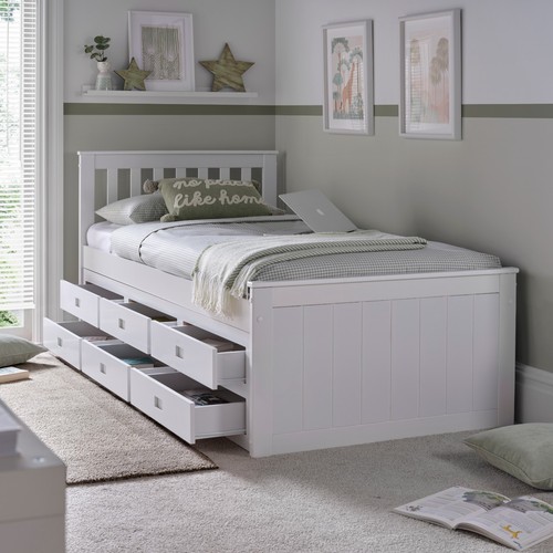 Nova white wooden drawer - nova, 6