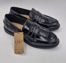 Uno Fit Ladies Black Loafers