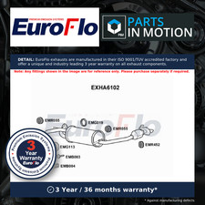Exhaust Back / Rear Box fits