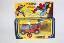 Corgi 261 Spiderbuggy & green Goblin, Mint in Good Original Box