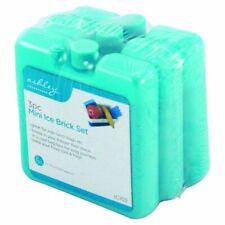 3 Mini Blue Freezer Blocks Ice