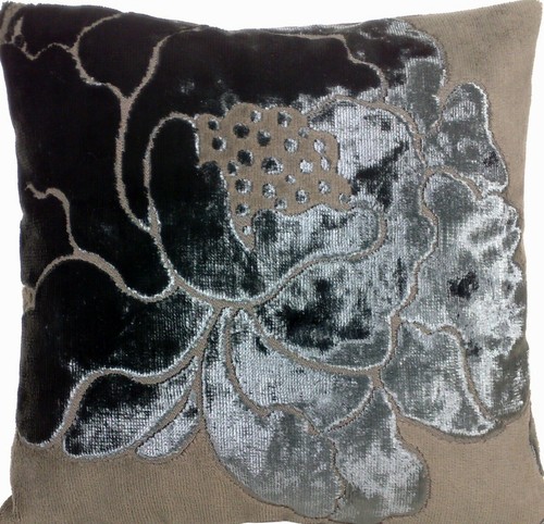 Camellia cushion cover velvet - cushion,