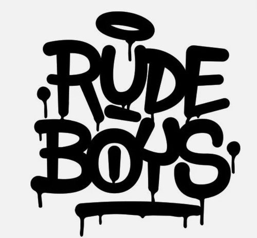 Rude boys ska vinyl decal - rude,