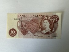 Bank england ten shilling - of,
