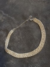 Silver Tone Multi-Row