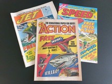 ACTION COMIC WEEKLY NO.1 UK - 14TH FEBRUARY 1976 - Pre-Ban 1st Issue.