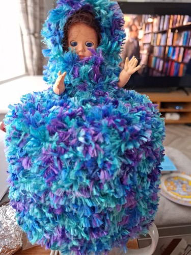 Retro hand knitted toilet - retro,