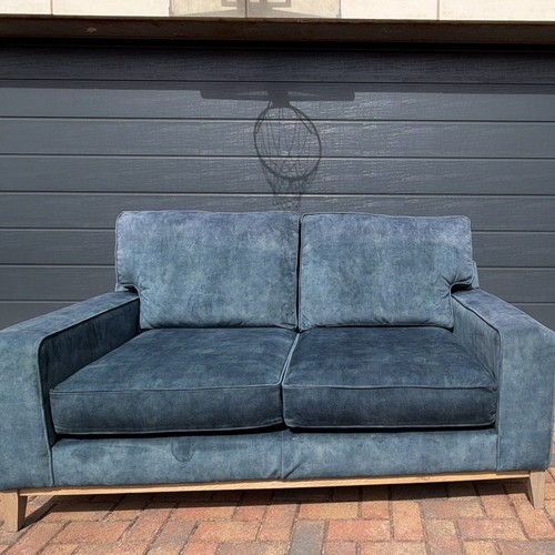 Blue 100 polyester fabric - blue,