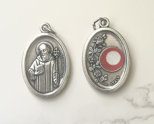 Saint benedict relic medal - saint,